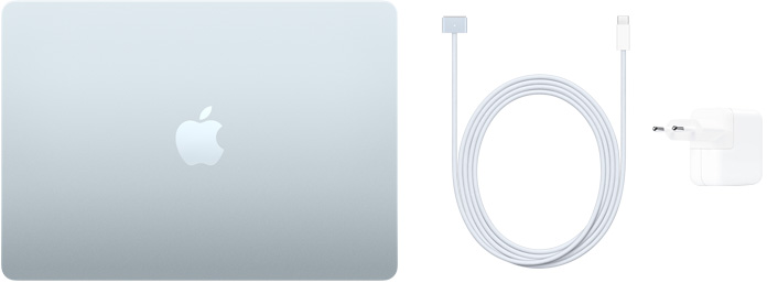 MacBook Air de 13 pulgadas, cable de USB-C a MagSafe 3 y adaptador de corriente USB-C de 30 W