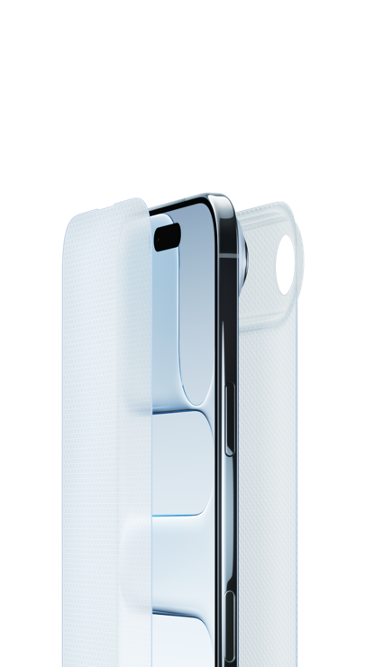 Ceramic Shield is isolated from an iPhone.