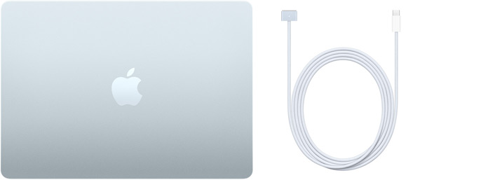 MacBook Air 13 pouces et Câble USB‑C vers MagSafe 3